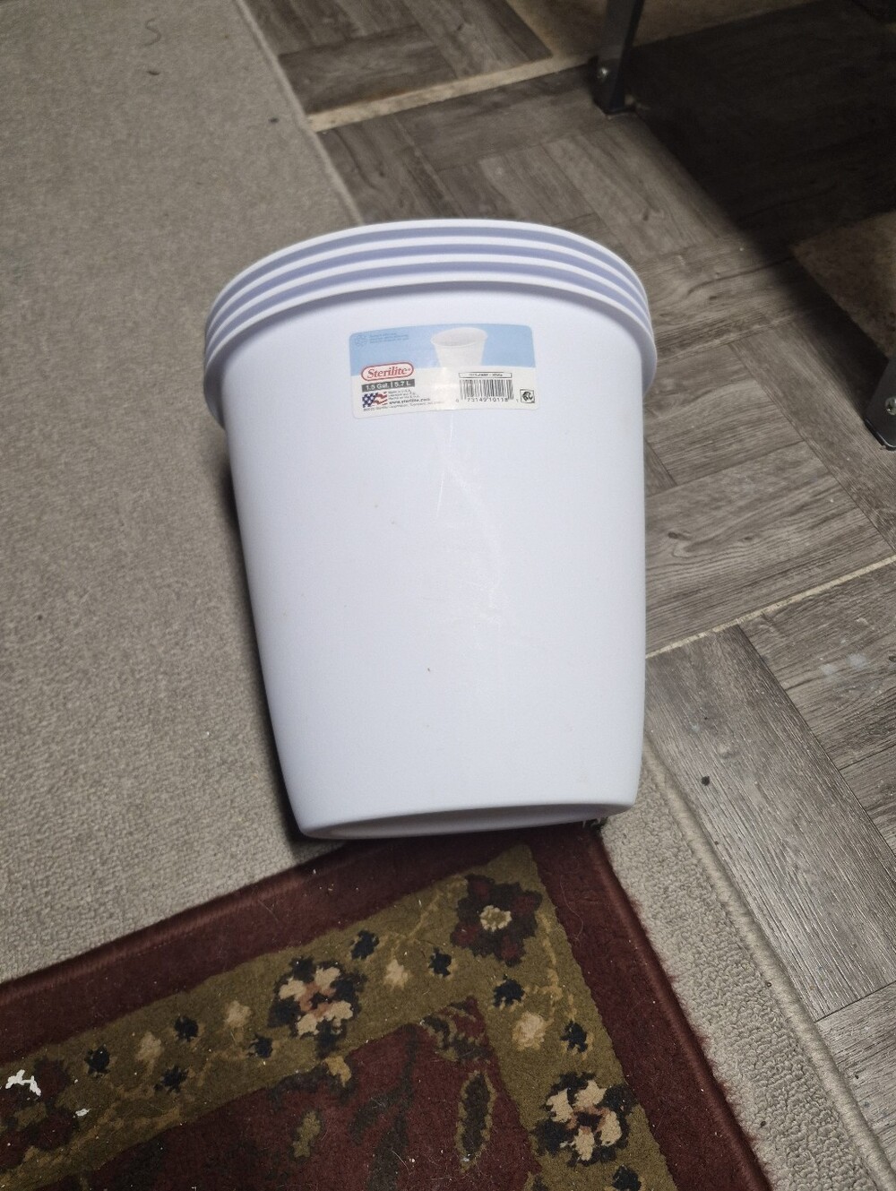 Sterilite Garbage Can 4 Pack